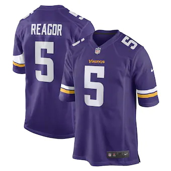 mens nike jalen reagor purple minnesota vikings game player